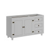 Bajo mesada 2 Puertas, 3 cajones - Linea Mexicana - Blanca Bajo mesada 2 Puertas, 3 cajones - Linea Mexicana - Blanca