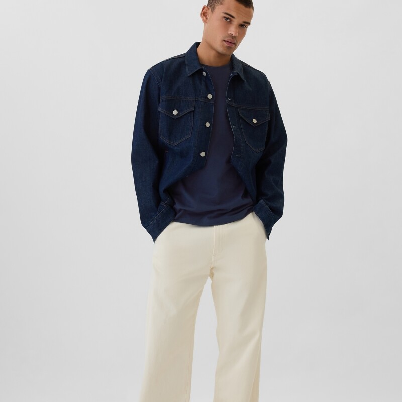 V-FRCH EVERYDAY SOFT MICRO LOGO CREW TAPESTRY NAVY