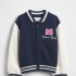 DIS MINNIE SWEATER ZIP BOMBER JACKET NAVY UNIFORM