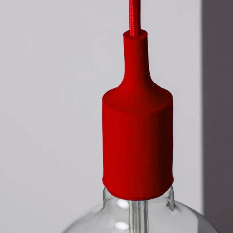 ACDC271 Luminaria Colgante De Techo Colorful Rojo
