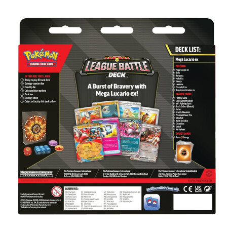 Pokemon - League Battle Deck - Mega Lucario Ex Pokemon - League Battle Deck - Mega Lucario Ex