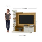 RACK - PANEL PARA TV BLANCO MARROCO