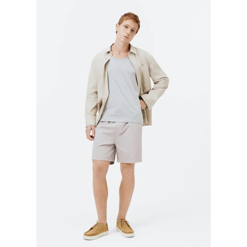 CAMISETA REGATA MASC CINZA MESCLA