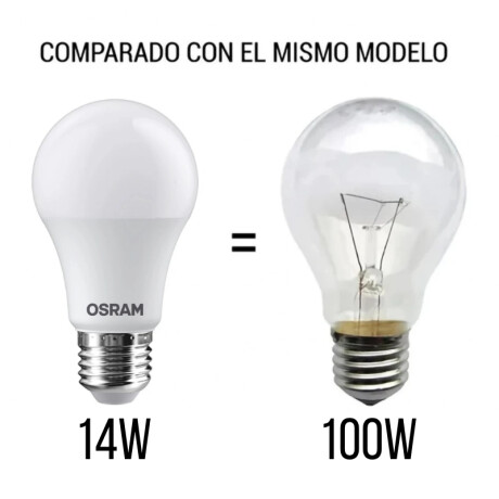 LÁMPARA LED OSRAM E27 BIV Lámpara LED OSRAM E27 14W Luz Fría 6500K