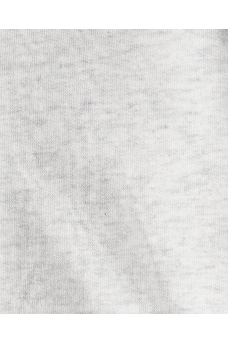 Campera de algodón con forro polar, gris Sin color