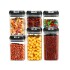 Juego X 6 Frasco Hermeticos Recipiente Organizador Contenedor Tarros Cocina Imback Color Negro HMJ036 Juego X 6 Frasco Hermeticos Recipiente Organizador Contenedor Tarros Cocina Imback Color Negro HMJ036