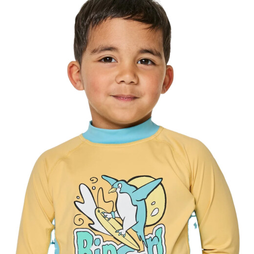 Lycra Rip Curl Paddle Out Art Upf Niño - Amarillo Lycra Rip Curl Paddle Out Art Upf Niño - Amarillo