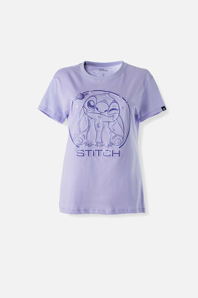 Camiseta mujer Lilo & Stitch LAVANDA