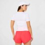 Top Feather Tech+ Short-Sleeve Mujer Classic White