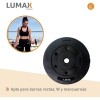 Discos revestidos 1.25 kg con recubrimiento plástico y núcleo de cemento duradero Discos revestidos 1.25 kg con recubrimiento plástico y núcleo de cemento duradero