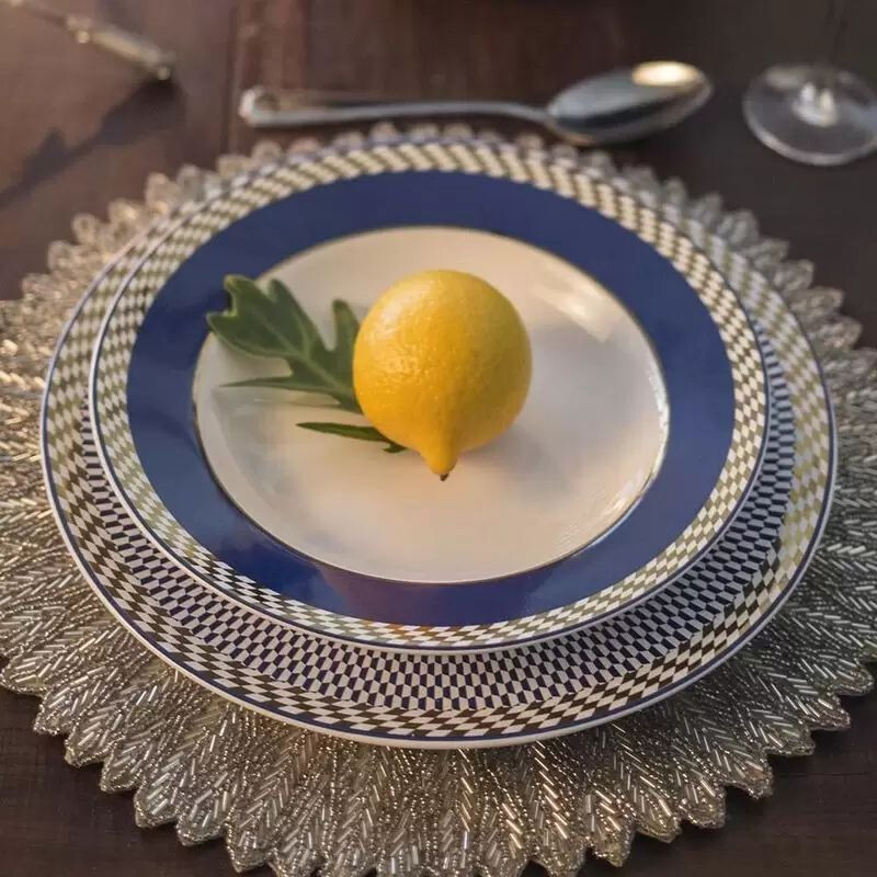 Plato Hondo en Porcelana Oxford 6 Piezas Op Art Plato Hondo en Porcelana Oxford 6 Piezas Op Art