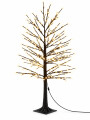 ARBOL MINIMALISTA CON LUCES LED MARRON