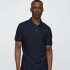 V-STRETCH PIQUE POLO - SOLID TAPESTRY NAVY
