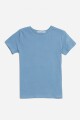 T-shirt manga corta lisa AZUL MARINO