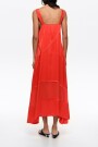 VESTIDO VUELO Rojo