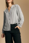 CAMISA LARIMAR Negro/Blanco