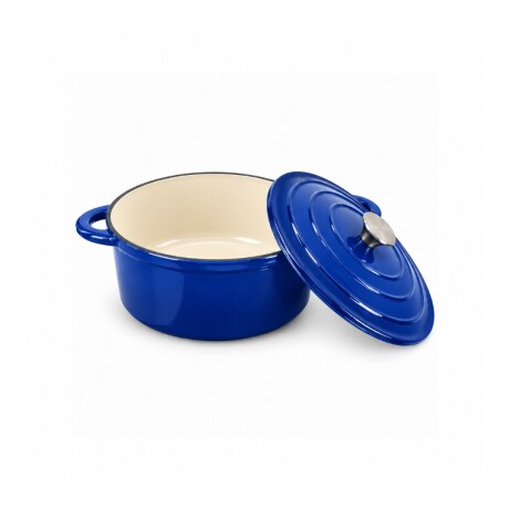 OLLA DE HIERRO FUNDIDO FIRE KING 26 CM AZUL OLLA DE HIERRO FUNDIDO FIRE KING 26 CM AZUL