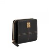 Small Leather Goods Paxtin Zip Around Black