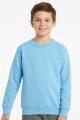 Buzo deportivo básico escote redondo - UNISEX CELESTE