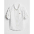 V-OXFORD WOVEN TOP BLUE OXFORD 6-12M WHITE000