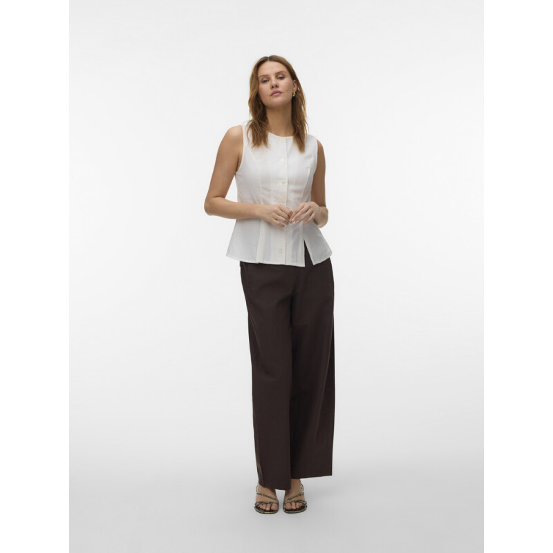 VMSELMA WAISTCOAT WVN NOOS SNOW WHITE