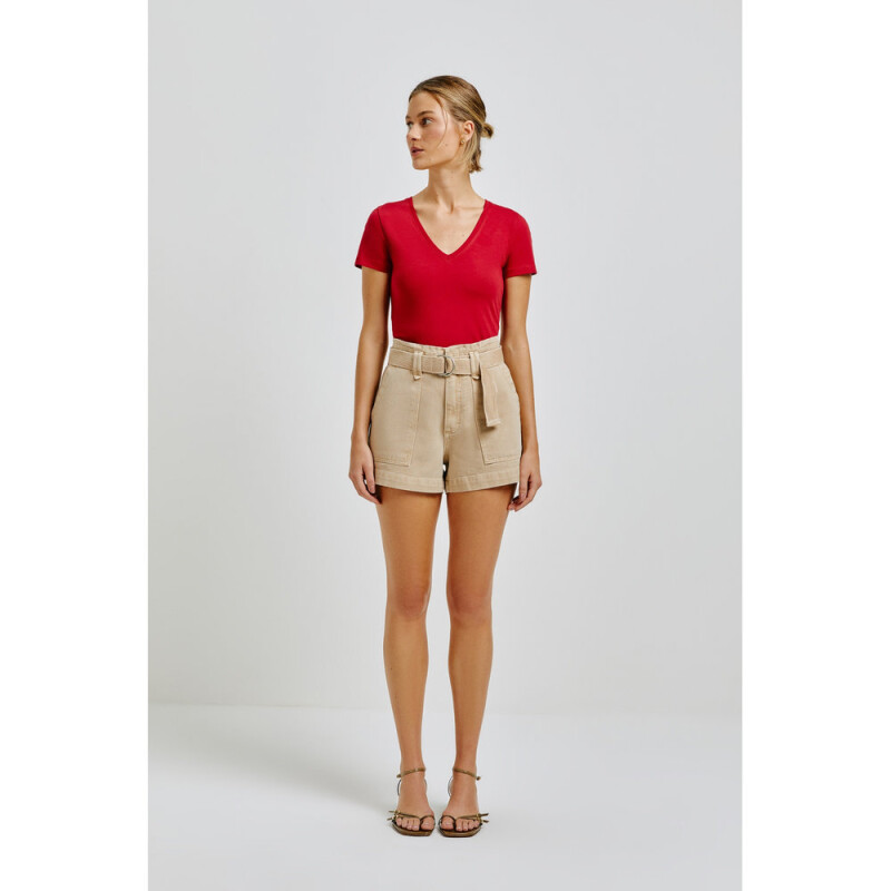 BLUSA MM FEM ROJO OSCURO