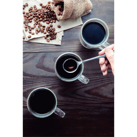 Cuchara de acero Inox. p/ prueba de café "Zurique" -TRAMONTINA TF2605