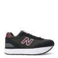 Championes de Mujer New Balance Life Style Mode Negro - Bordó