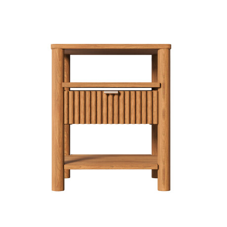 MESA DE LUZ O NOCHE 1 CAJÓN EN MADERA MACIZA MESA DE LUZ O NOCHE 1 CAJÓN EN MADERA MACIZA