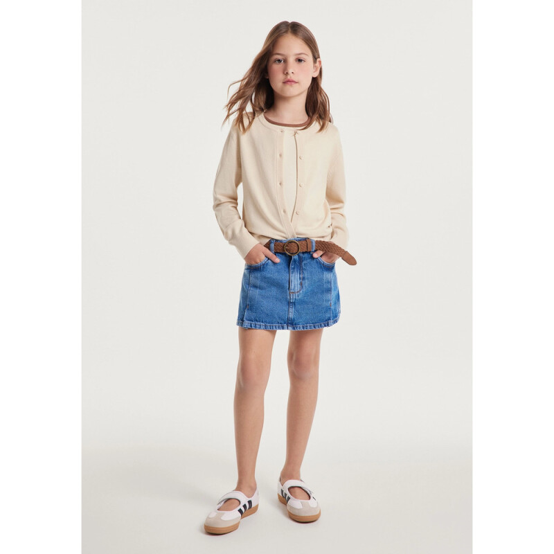 CARDIGAN FEM OFF WHITE