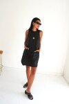 Sun Suede Dress Negro