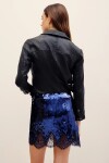 FALDA MINI SEQUINS Azul
