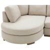 SOFA SHERLON 3 PUESTOS ROUND BEIGE 2PZS CD Unica