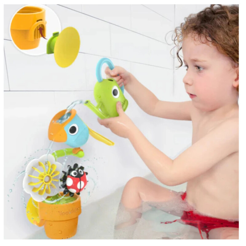 Juego de Baño Pour n Spin Tipping Bird Yookidoo Juego de Baño Pour n Spin Tipping Bird Yookidoo