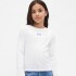 FRCH LS RIBBED TEE NEW OFF WHITE