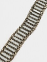 Choker De Barras Espejo plateado