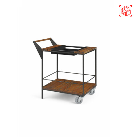 BAR MADERA-Y-METAL MARRON YORK