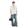 Camisa Para Hombre S-Mac-Efbv Blanco/Gris