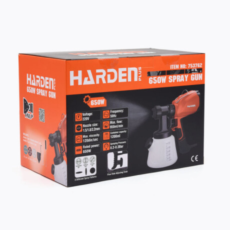 PISTOLA PARA PINTAR 220-240V 650W TANQUE 1.2LT HARDEN ++ N/a