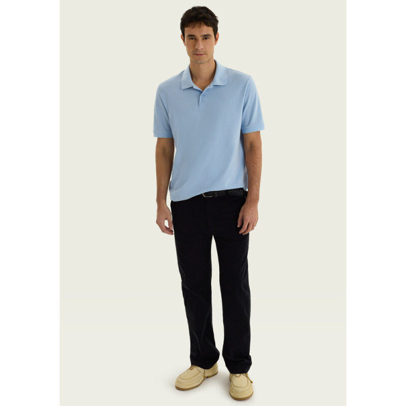 CAMISA POLO MM MASC AZUL CLARO