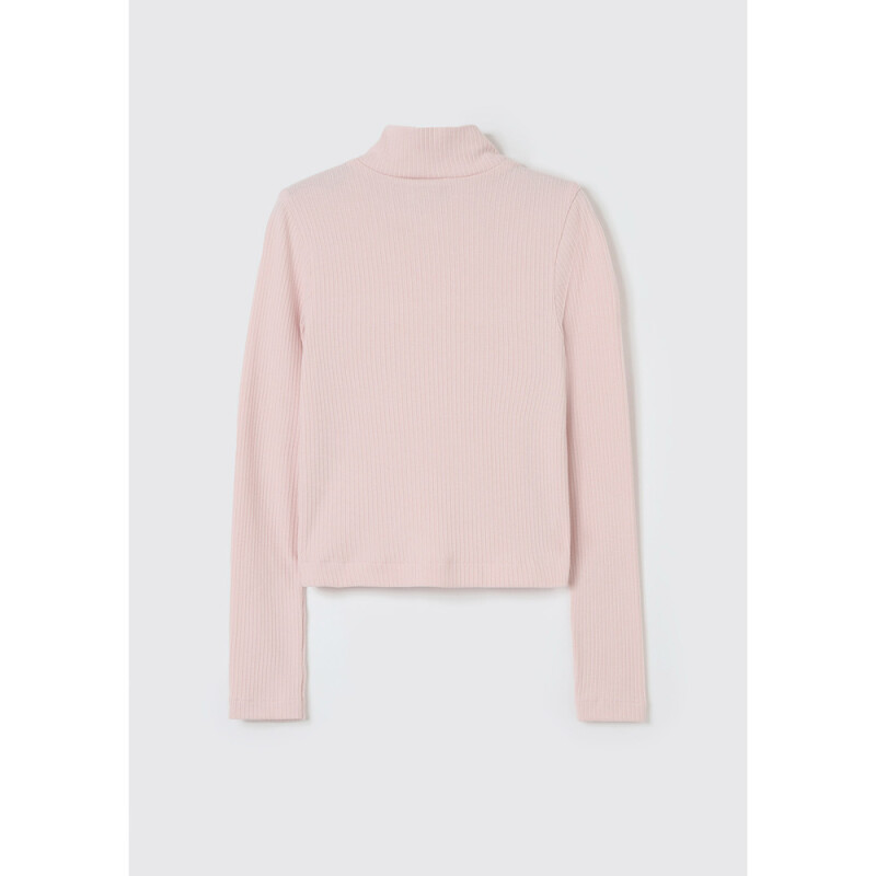 BLUSA ML FEM ROSA CLARO