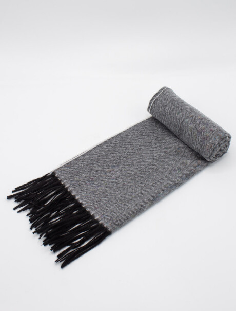 Bufanda Tejida Gris