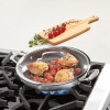 Sarten/paellera c/tapa FusionPlus Acero Inoxidable 30 cms Cuisinart FPS25-30D Sarten/paellera c/tapa FusionPlus Acero Inoxidable 30 cms Cuisinart FPS25-30D