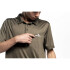 RAPID POLO T-SHIRT MEN BLACK VERDE MILITAR COLOR LISO