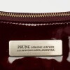 Cartera al hombro Mia en cuero Bordeaux