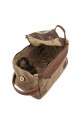 Neceser de Lona Vintage Marrón