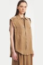 BLUSA SIN MANGAS Camel