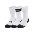 UA Perf Tech Nov 3pk Crew-BLU WHT-101