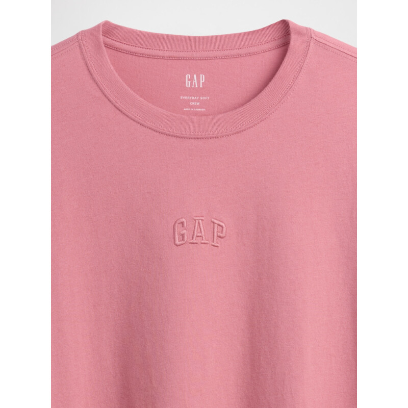 V-FRCH MINI LOGO TEE ROSEBERRY