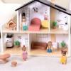 Casa de muñecas de madera completa TOOKY TOYS Casa de muñecas de madera completa TOOKY TOYS
